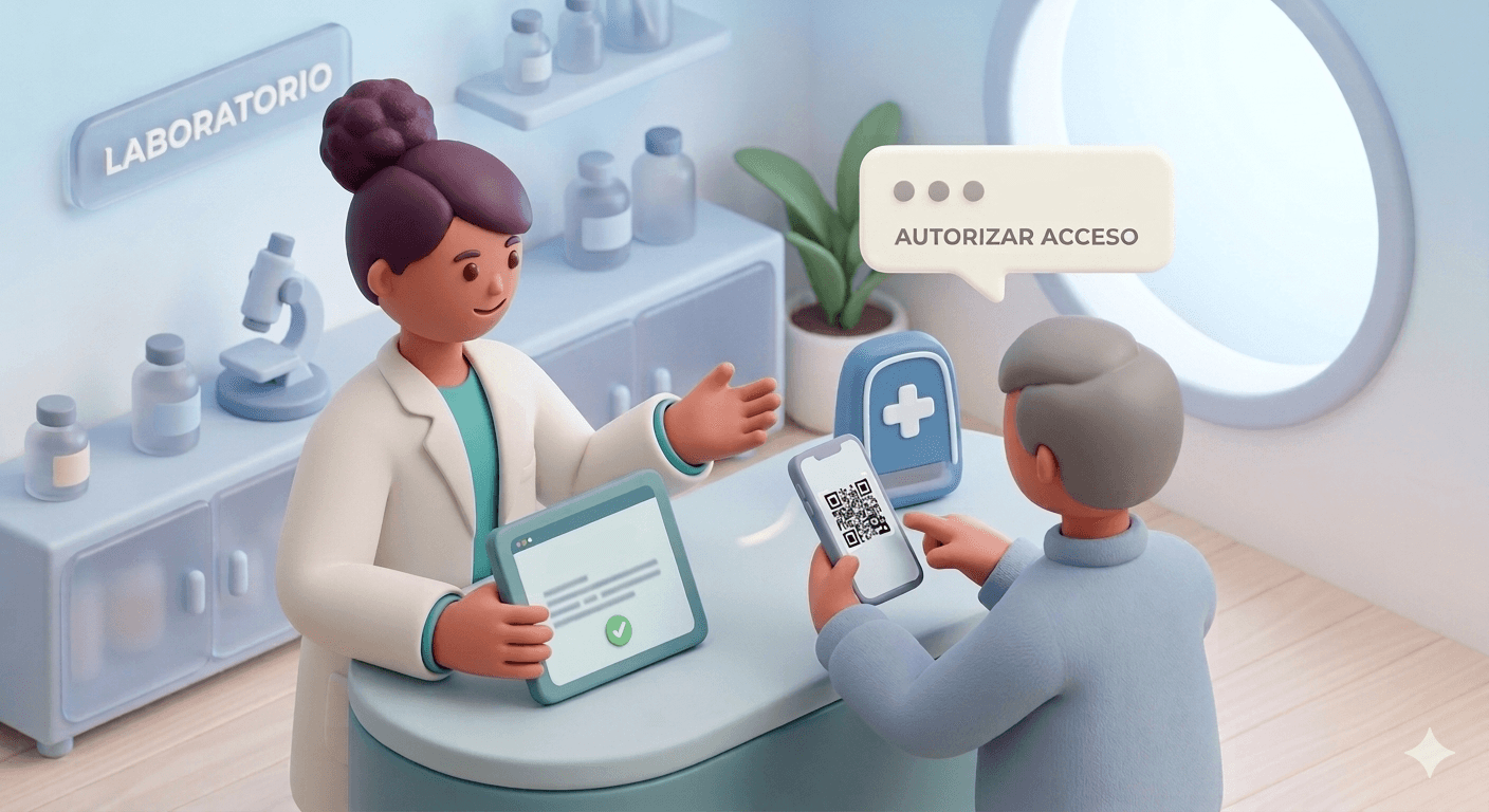 Patient authorizes laboratory access